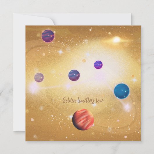 universum kaart (Voorkant)