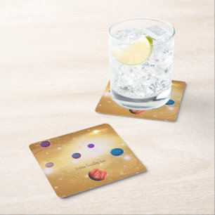 universum kartonnen onderzetters