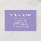 *~* Universum kosmos Galaxy . Sterren Visitekaartje (Achterkant)