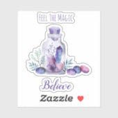 *~* Universum Kosmos Kristallen Edelstenen Sticker (Vel)