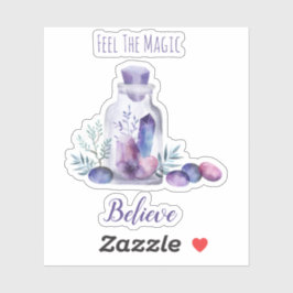 *~* Universum Kosmos Kristallen Edelstenen Sticker