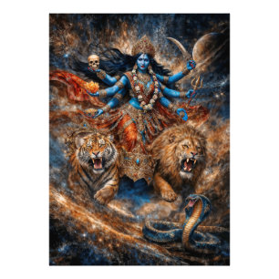 Universum Krachten van Kali Godin Foto Afdruk