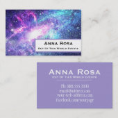 *~* Universum. Nebula Stars Cosmos Galaxy Visitekaartje (Voorkant / Achterkant)