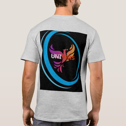 Universum Ontwerp het. Druk het af. Draag T-shirt (Achterkant)