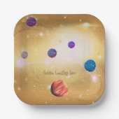 universum papieren bordje (Voorkant)