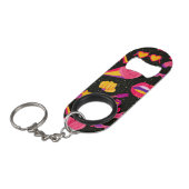 Universum roze mini flessenopener (Voorkant Gekanteld)