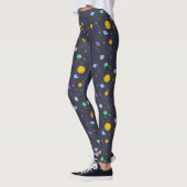 Universum, ruimte, fantasiegolven voor vrouwen leggings (Links)