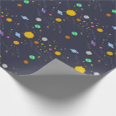 Universum, ruimte, fantasielapier cadeaupapier (Hoek)