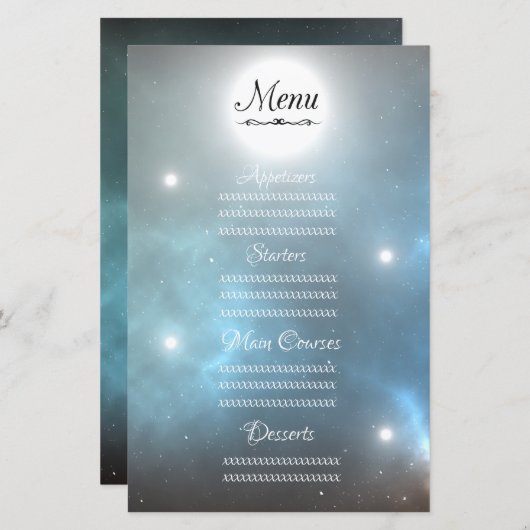 Universum sterren (Voorkant / Achterkant)