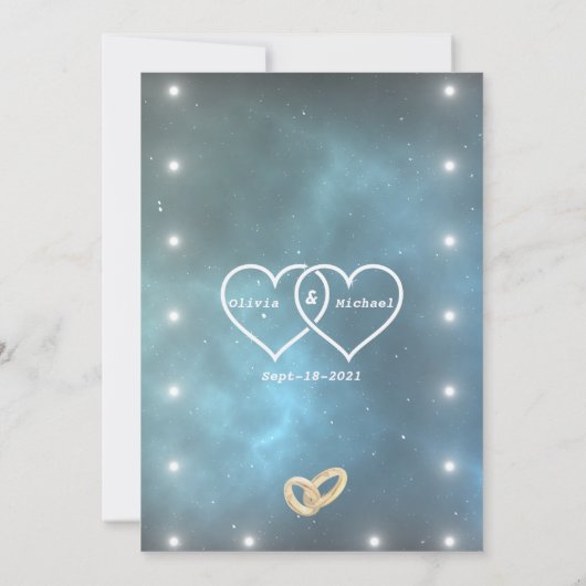 Universum-sterren Kaart (Achterkant)