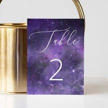 Universum sterren. Paarse Space Night Script bruil