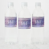 Universum Sterrenstelsel Monogram Waterfles Etiket (Flessen)