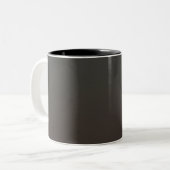 universum tweekleurige koffiemok (Voorkant links)