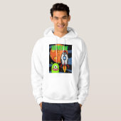 UNIVERSUM UFO EN PLANEET HOODIE (Voorkant volledig)