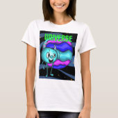 UNIVERSUM UFO EN PLANEET T-SHIRT (Voorkant)