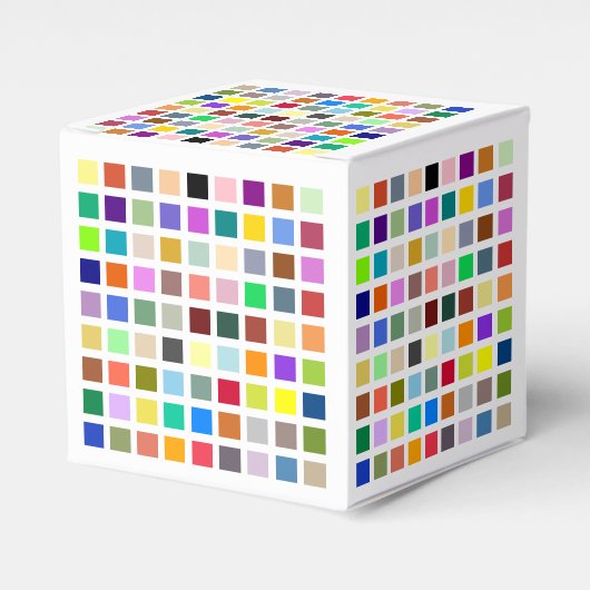 Universum van kleuren, de regenboog & meer - 81 ti bedankdoosjes (Voorkant Zijde)