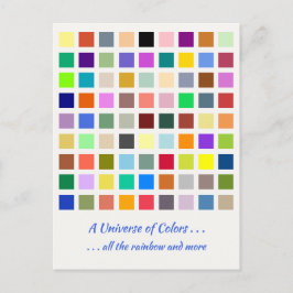 Universum van kleuren, de regenboog & meer - 81 ti briefkaart