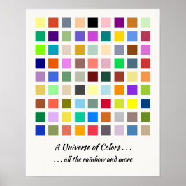 Universum van kleuren, de regenboog & meer - 81 ti poster