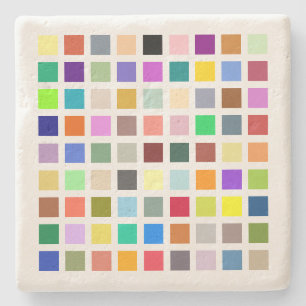 Universum van kleuren, de regenboog & meer - 81 ti stenen onderzetter