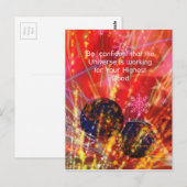 Universum werkt voor jou briefkaart (Voorkant / Achterkant)