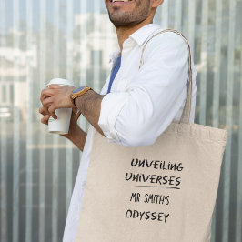 Universums Onthuld Persoonlijke Natuurkundeleraar Tote Bag