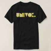 Univox Retro Gitaar Bass AMP 2 T-shirt (Design voorkant)