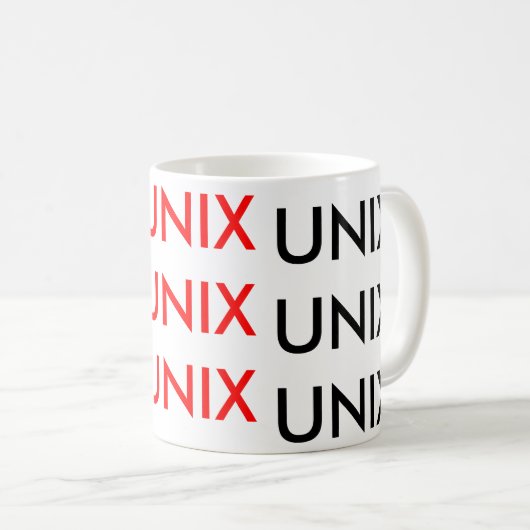 unix unix koffiemok (Voorkant rechts)