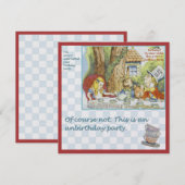 Unjarig feest kaart (Voorkant / Achterkant)