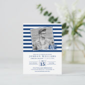 UNK Lopers Afgestudeerd Aankondigingskaart (Staand voorkant)