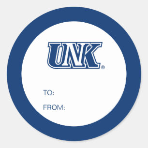UNK Lopers Afstuderen Ronde Sticker