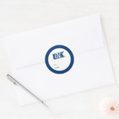 UNK Lopers Afstuderen Ronde Sticker (Envelop)