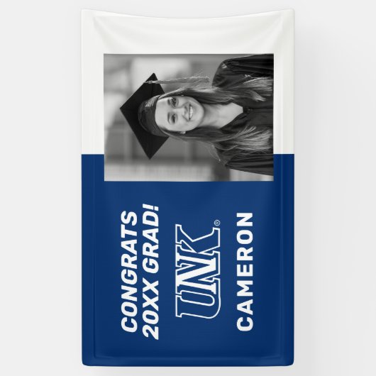 UNK Lopers Afstuderen Spandoek (Verticaal)