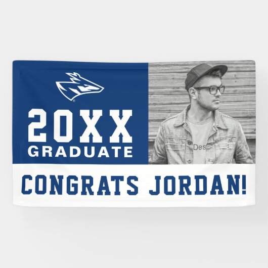 UNK Lopers Afstuderen Spandoek (Horizontaal)