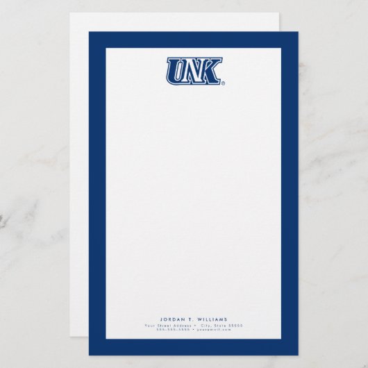 UNK | Universiteit van Nebraska te Kearney Briefpapier (Voorkant / Achterkant)
