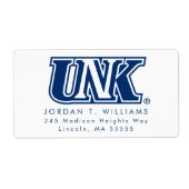 UNK | Universiteit van Nebraska te Kearney Etiket (Voorkant)