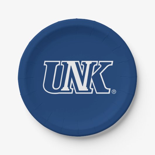 UNK | Universiteit van Nebraska te Kearney Papieren Bordje (Voorkant)