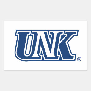 UNK   Universiteit van Nebraska te Kearney Rechthoekige Sticker
