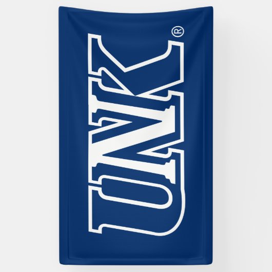 UNK | Universiteit van Nebraska te Kearney Spandoek (Verticaal)