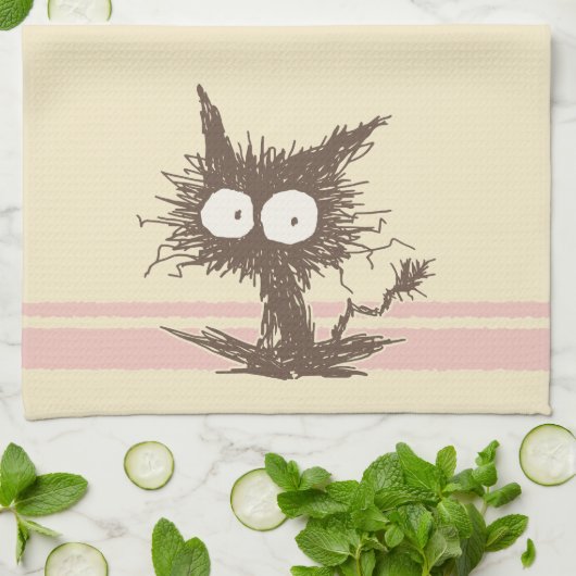 Unkempt Kitten GabiGabi Theedoek (Gevouwen)