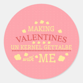 Unkernel Gettable Valentijnse  met mij Ronde Sticker