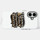 Unknown Today, Unforgettable Tomorrow Case-Mate iPhone Case (Achterkant (horizontaal))