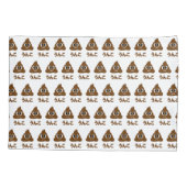 Unko うんこ poep Japanse taal Kussensloop (Achterkant-Links)