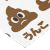 Unko うんこ poep Japanse taal Tafelkleed (Gekanteld)