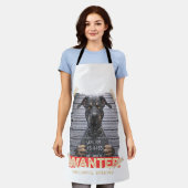 Unlawful Barking: The Doberman's Stern Warning Schort (Gedragen)