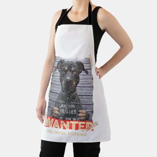 Unlawful Barking: The Doberman's Stern Warning Schort (Insitu)