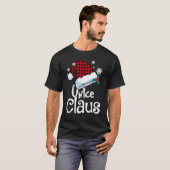 Unlce Claus Santa Hat Buffalo Plays Red Kerstmis T-shirt (Voorkant volledig)