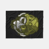 Unleahe Gorilla Body Building Motivation Gym Gift  Fleece Deken (Voorkant (Horizontaal))