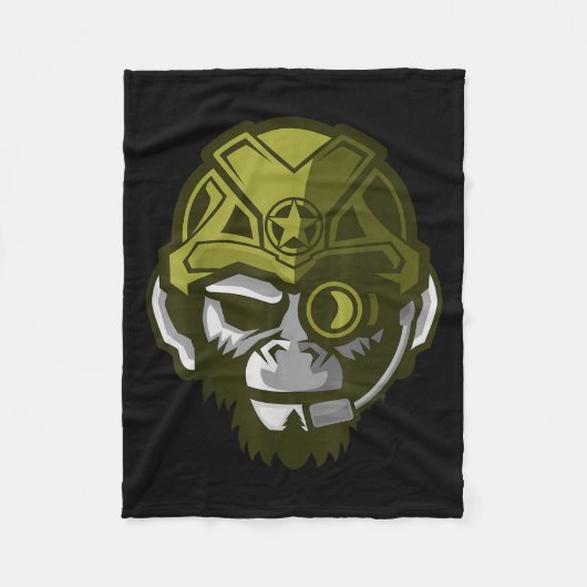 Unleahe Gorilla Body Building Motivation Gym Gift  Fleece Deken (Voorkant)