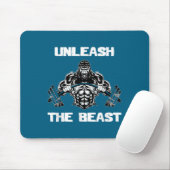 Unleahe Gorilla Bodybuilding Motivational Gift  Muismat (Met muis)