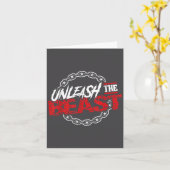 Unleahe _ Gym Mode Fitness Motivation Wer  Kaart (Gele Bloem)